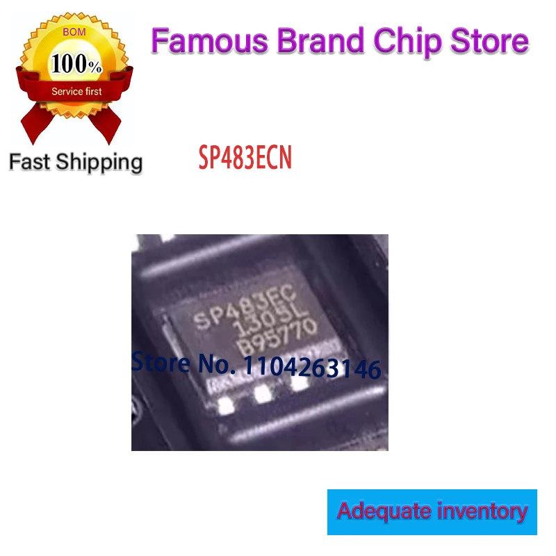 New and original SP483ECN SP483EC SP483E SP483 SOP8 10PCS