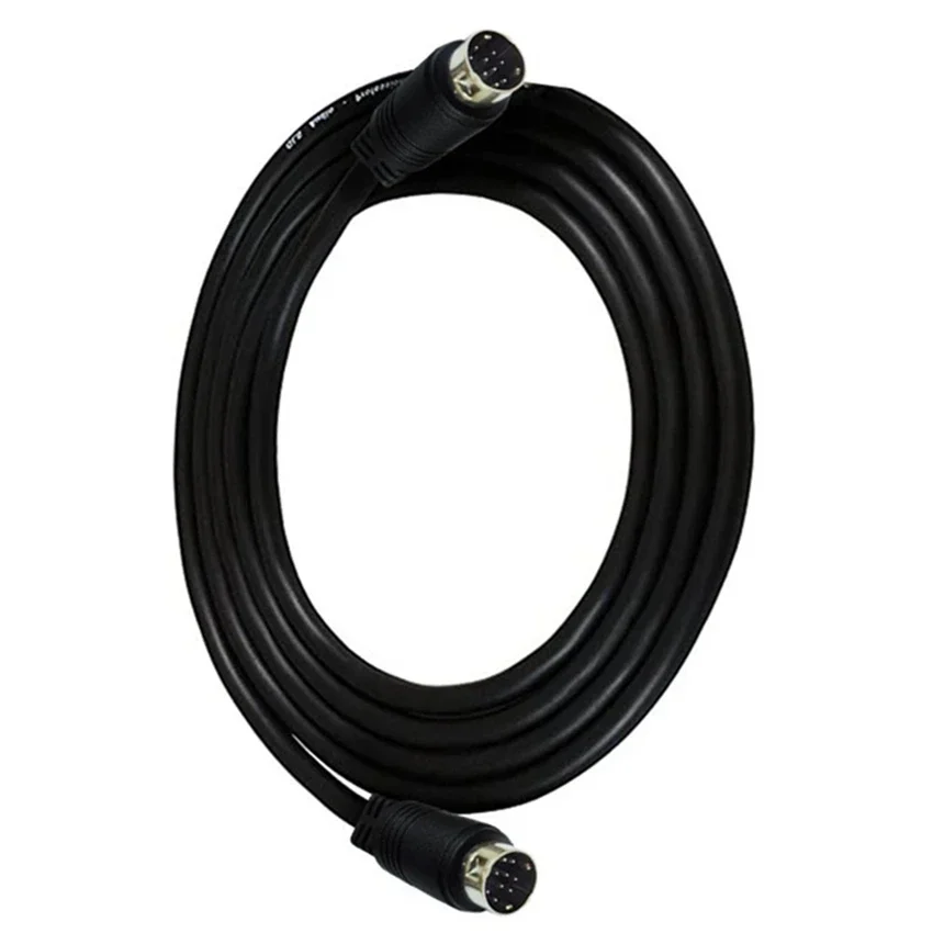 Mini Din 9-pin Male To 9-pin Male Audio Input Extension Cable Cord 1m 2m 3m Compatible Video Games, Sound Cards, Audio Equipment