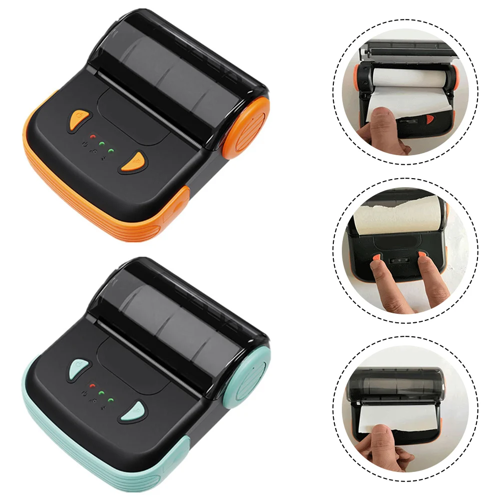 

1pc 80mm Wireles Thermal Mobile Phone Printer DC5V Portable For POS Receipt Printer Wireless Thermal Mobile Phone Printer