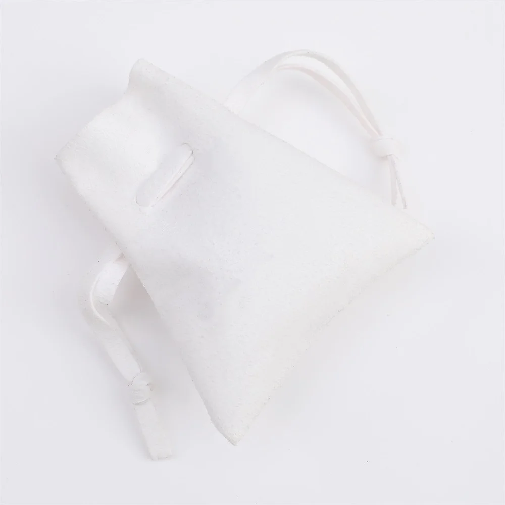 

Small Microfiber Jewelry Bag Necklace Velvet Drawstring Pouch Necklace Earring Ring Storage Bag Wedding Christmas Favor Gift
