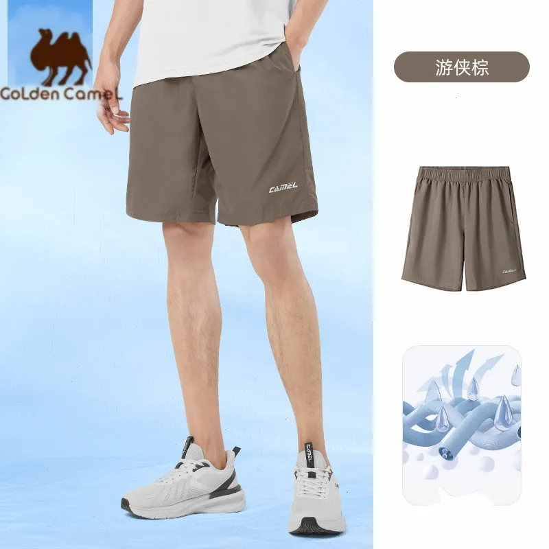 GOLDEN CAMEL Men's Shorts Outdoor Women's Pants Summer Quick-dry Running Short Cool Breathable Fashion Loose Casual Pant for Men