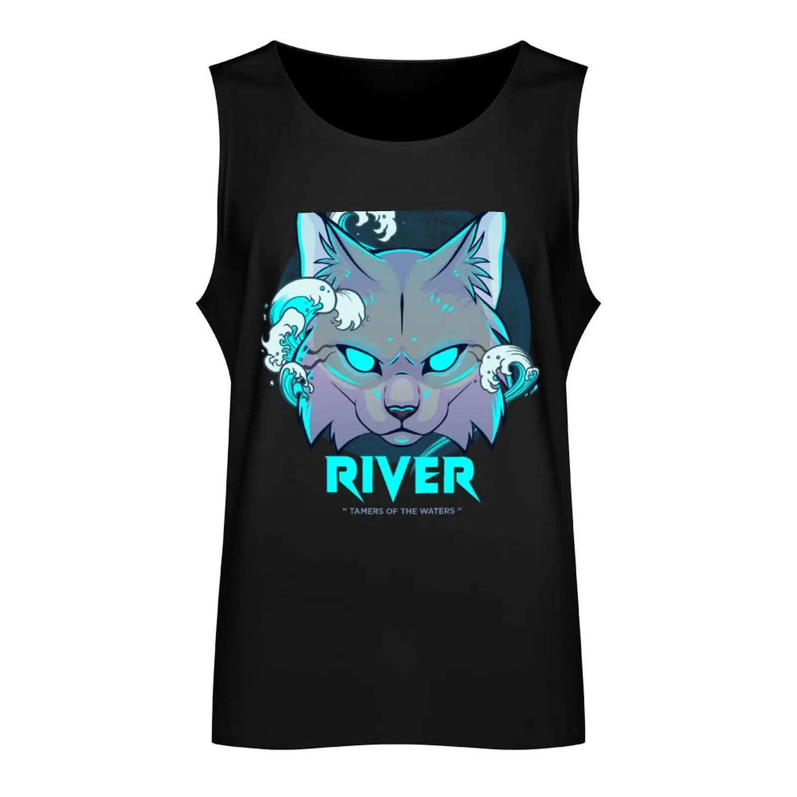 River Tank Top T-shirt Men's gym Muscle fit