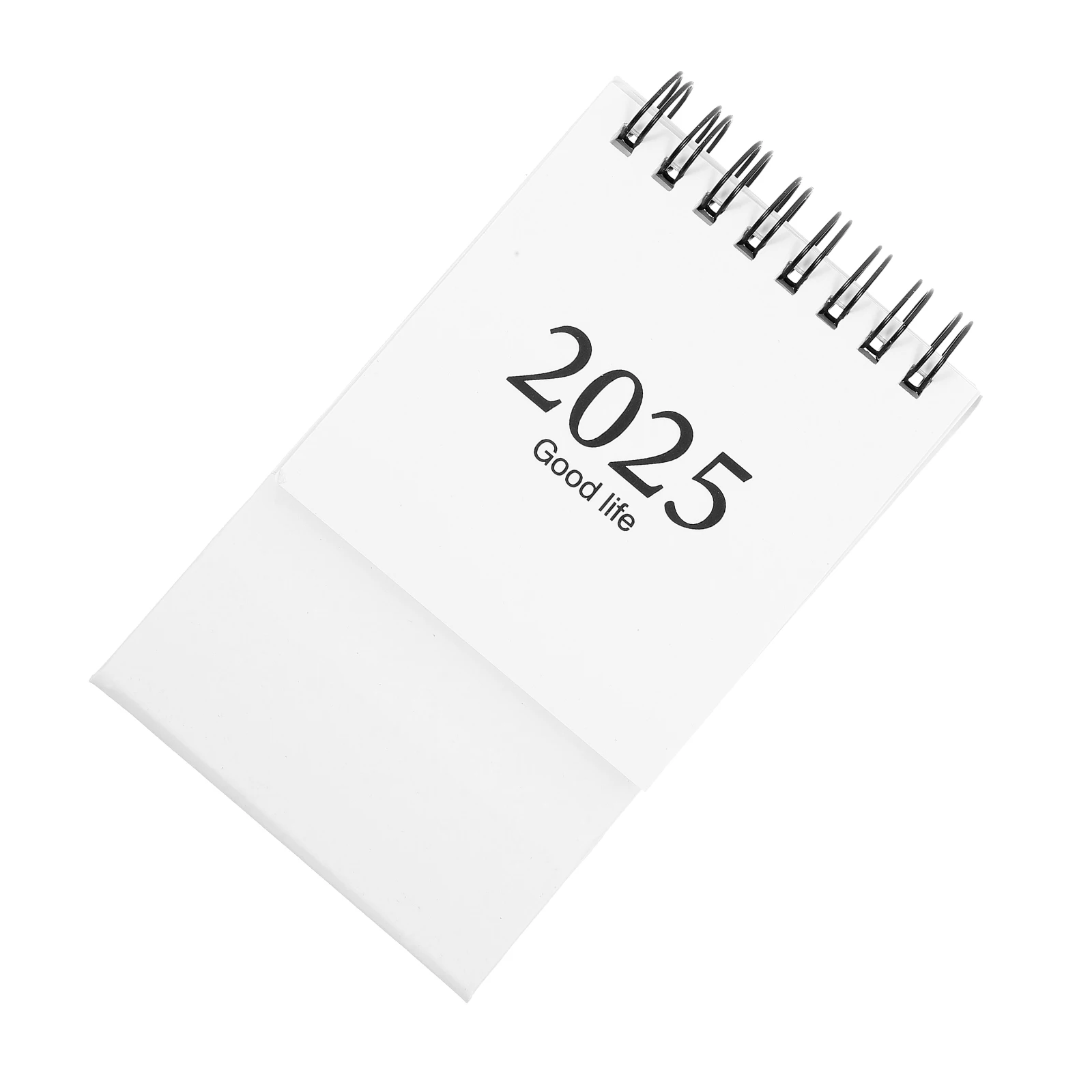 2025 Mini Desk 2024 2025 Thick Paper Desktop Calendar for Office Small Standing Calendar Simple Chic Design for Teachers