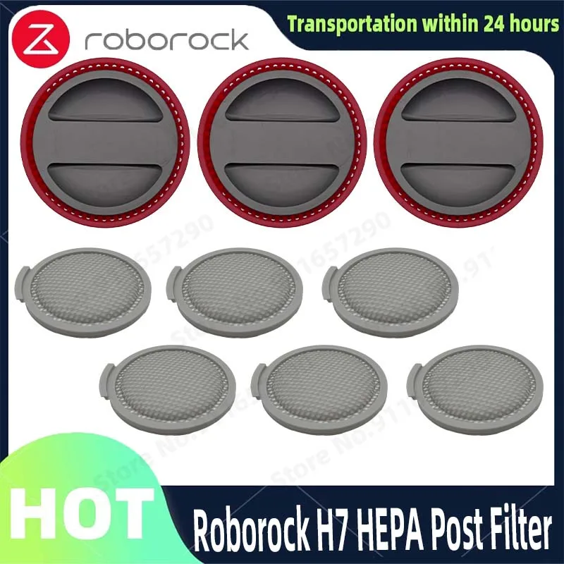 Roborock H7 HEPA Post Filter Spare Parts Handheld Cordless Vacuum Cleaner Replacement Sweeper Dust Bags Accessories