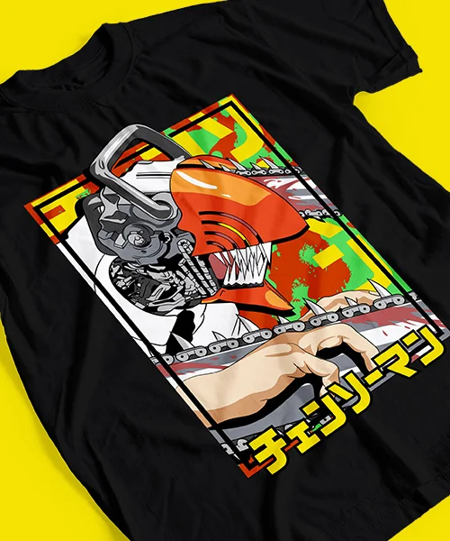 

T-shirt for Anime Chainsaw Man: Denji Primera Transformación