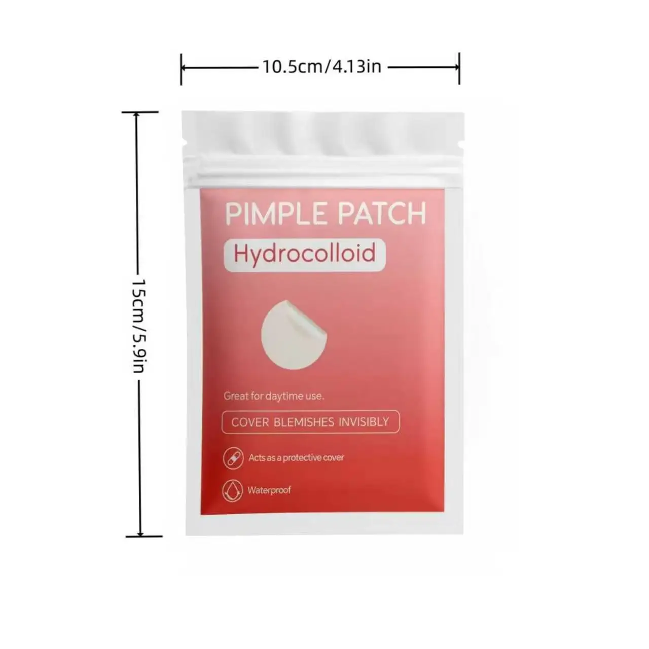 360pcsSkin-Tone Round Acne Patches | Hydrocolloid & Gentle Cover image 6