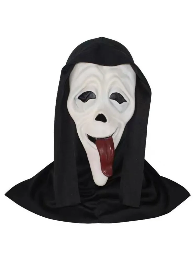Maska na Halloween, rekwizyty do cosplayu, maska szkieletu, oddychająca, maska horroru, rekwizyty do odgrywania ról na Halloween — 2