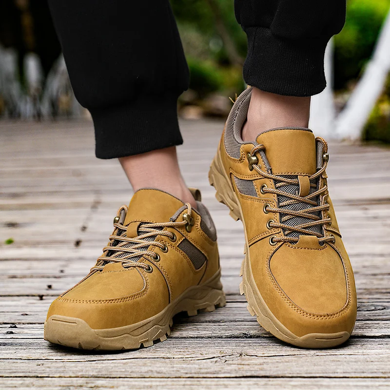 

Physical Shooting Hight Quality Classic Outdoor Style Climbing Shoes For Men's #39-48 Big Size Daily Running Walking Shoes