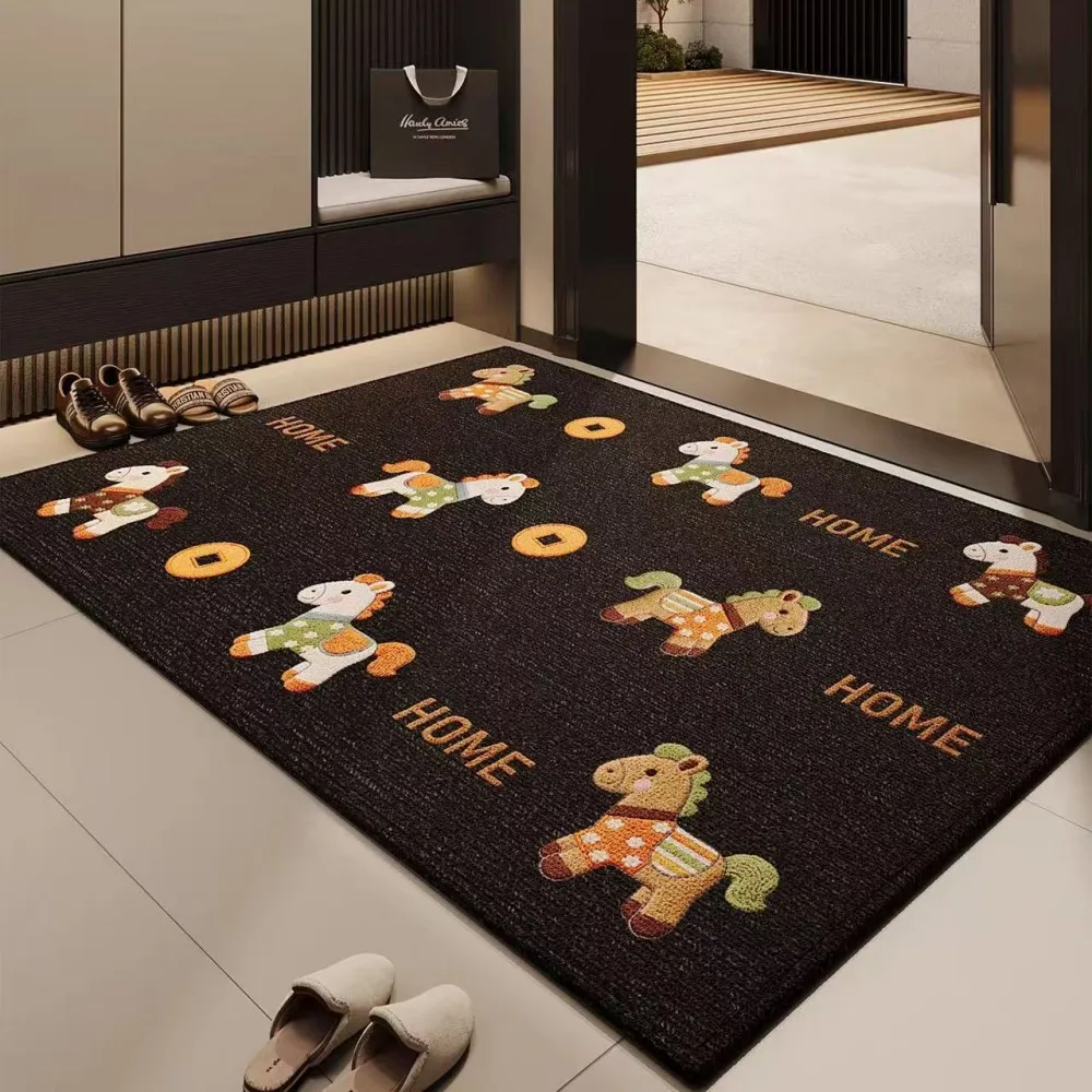 

Коврик VIKAMA Lunar Year для входной двери, устойчивый к пятнам, впитывающий воду, противоскользящий, домашний декор для использования в помещении