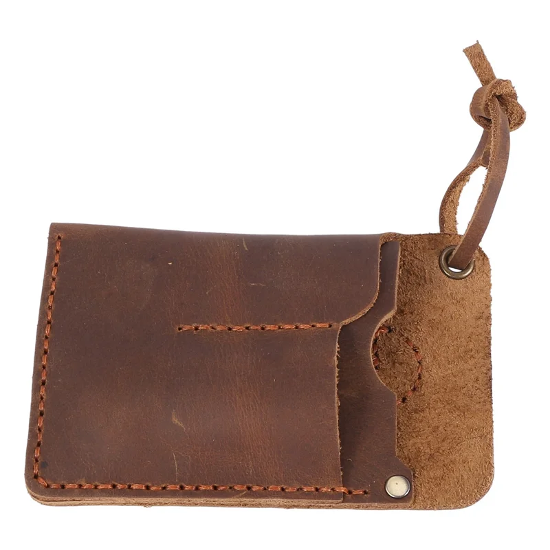 B50B-3X Handmade EDC Organizer Leather Sheath/ Organizer Slip Pouch Case For Flashlight/Multi-Tool/Knife/Pen