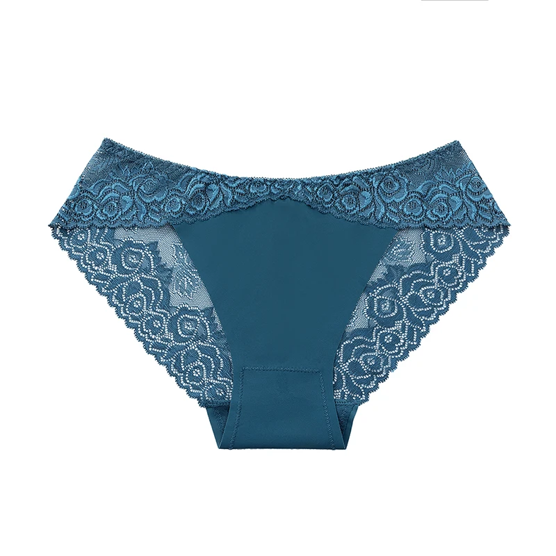 WarmSteps 3PCS/Set Women\'s Panties Exquisite Lace Briefs Breathable Underwear Hollow Out Sexy Lingerie Soft Cozy Underpants Sale