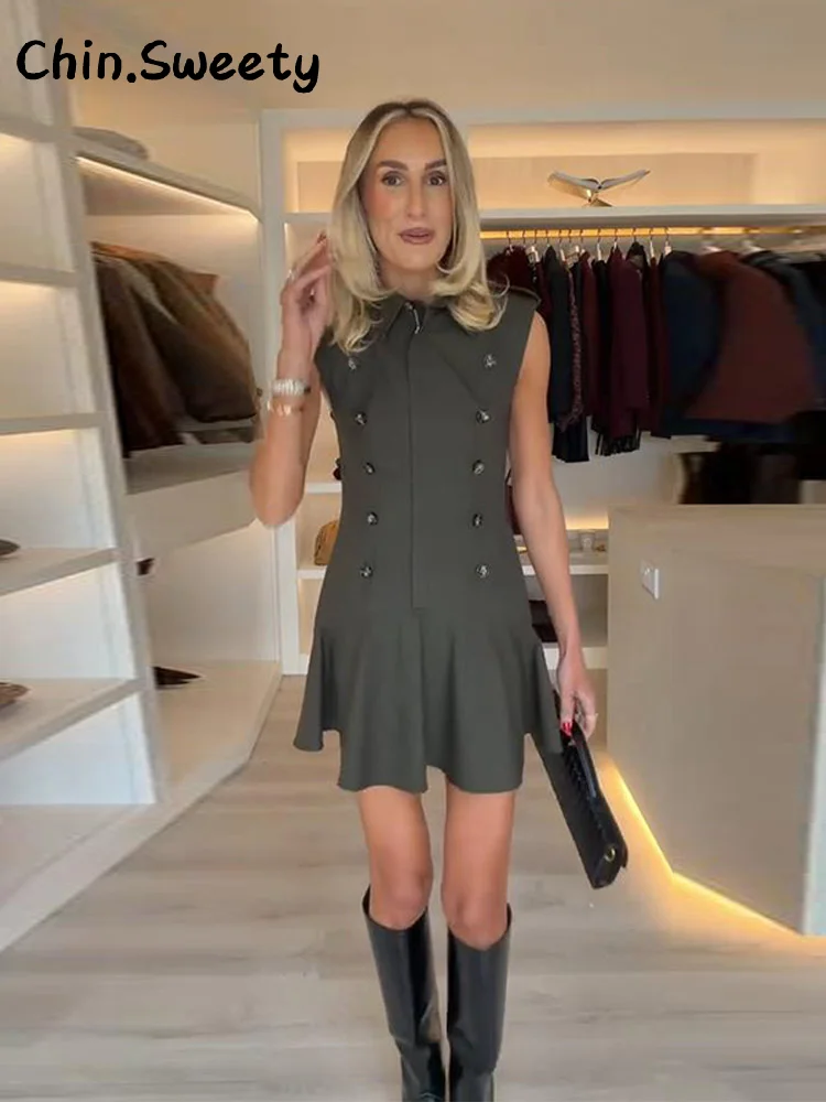 Chic Double Breaste…