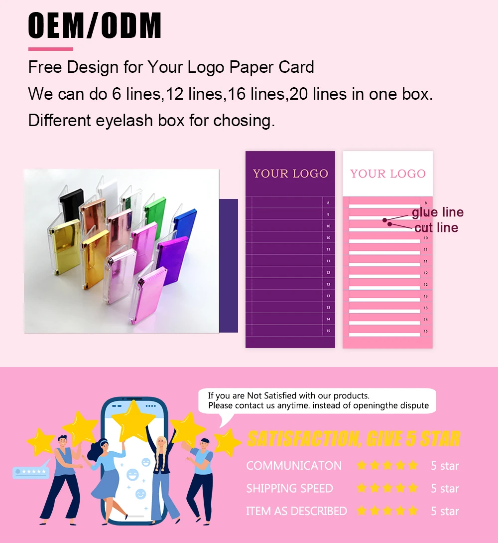 ABONNIE 0.03 0.05 0.07 Wet Eyelash Extension Manga Wispy Cosplay Type Spikes Lashes Extensions Volume Premade Fans Lashes – Detail 12