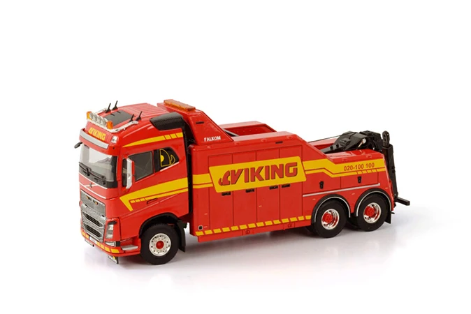 Alloy Model Toy Gift WSI 1:50 Scale VO LVO FH4 6X2 Tractor,Road Service Rescue Wrecker Truck DieCast Toy Model, VIKING 01-3708