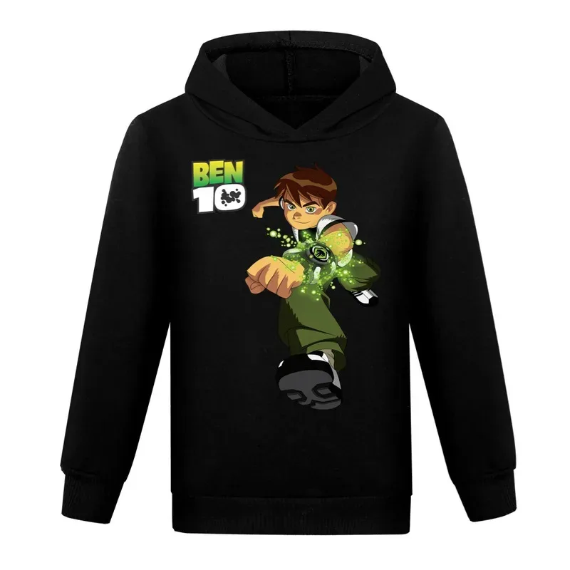 

Cosplay Kid Hoodie Boys Clothes Anime B-BEN Cartoon Print Sweatshirt Children’S Spring Autumn Tops Girls 10 Number Hooded Anime