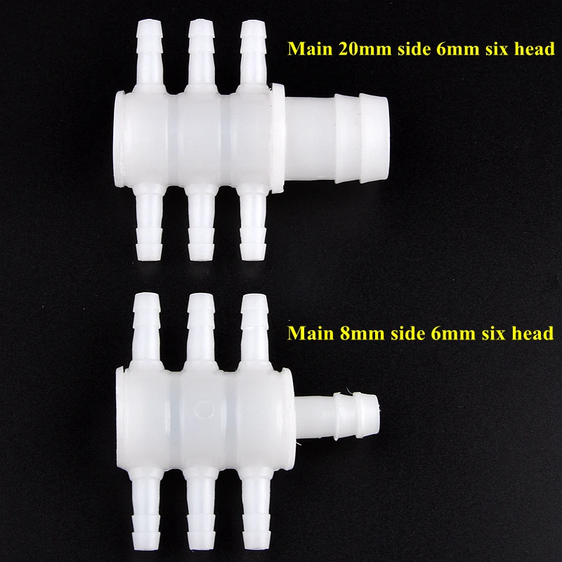 1/5/20 Pcs Aquarium Oxygen Pump Diverter Multi Port Connector Fish Tank Water Pump Hose Garden Irrigation Divide Water Connector