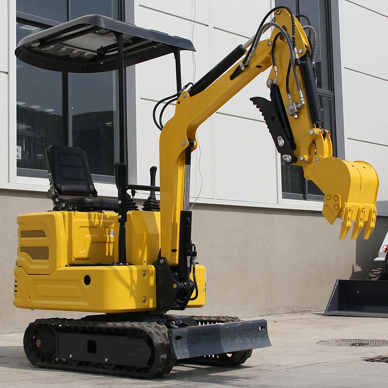 The Commercial Mini Excavator Equipped with 13.5 HP assembly Hydraulics and is Suitable for Farms, Gardens and other Sites