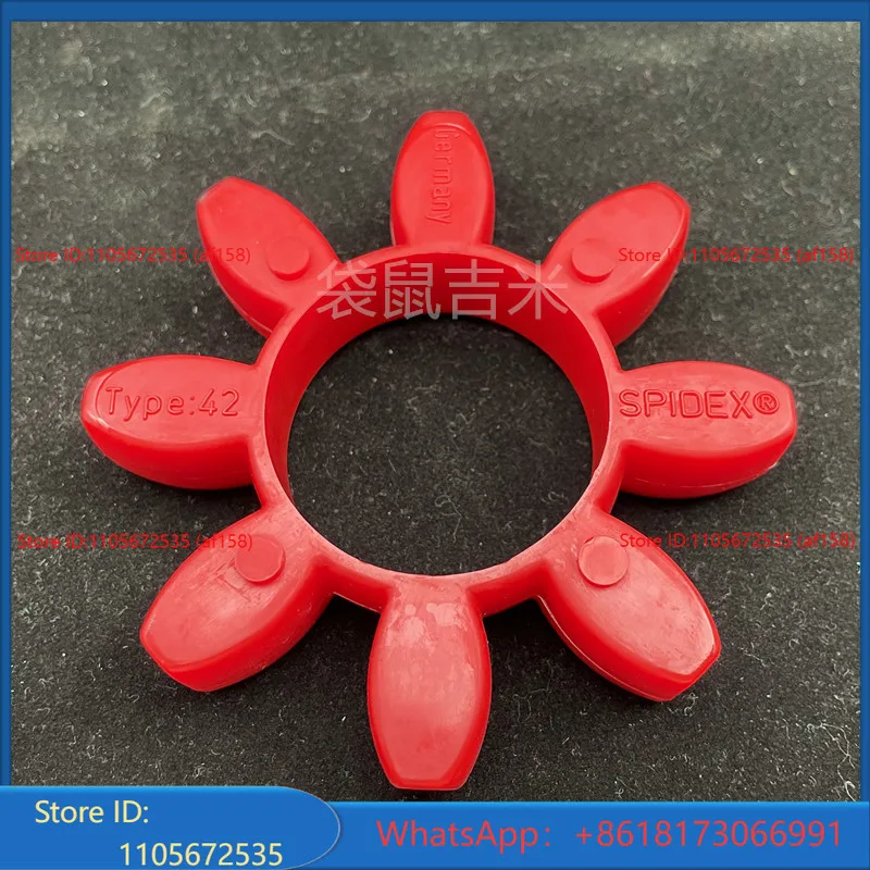 Germany SPIDEX Cushion 19/24/28/38/42/48/55/65/75 Red Elastomer