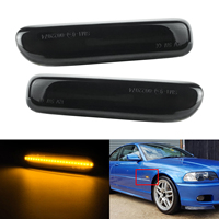 2x Side Indicator LED Repeater Light Lamps For BMW 3 Series E46 Estate Coupe HB