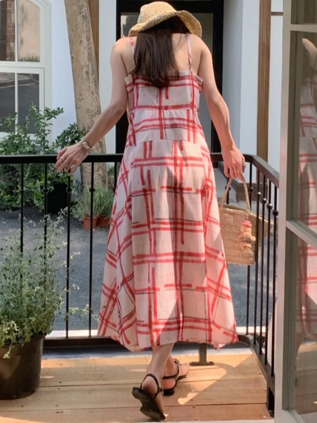 Шикарный жилет в клетку с v-образным вырезом в стиле ретро, жилет для похудения Dr Svel, женская модная летняя юбка 202, Sle Dr