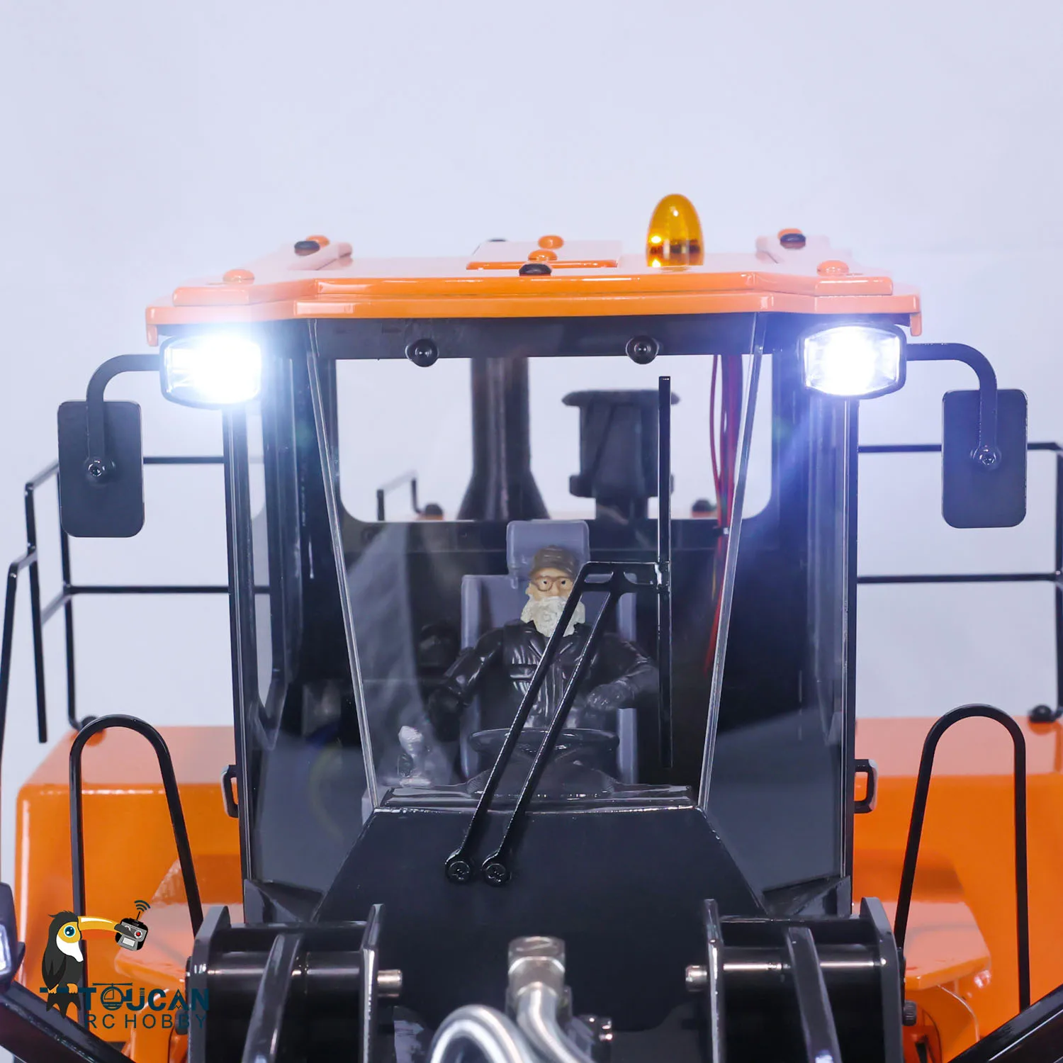 1/14 WA470 980L XDRC RC Loader Metal Hydraulic Remote Controlled Light Sound Construction Vehicle Toucan Toys THZH1375