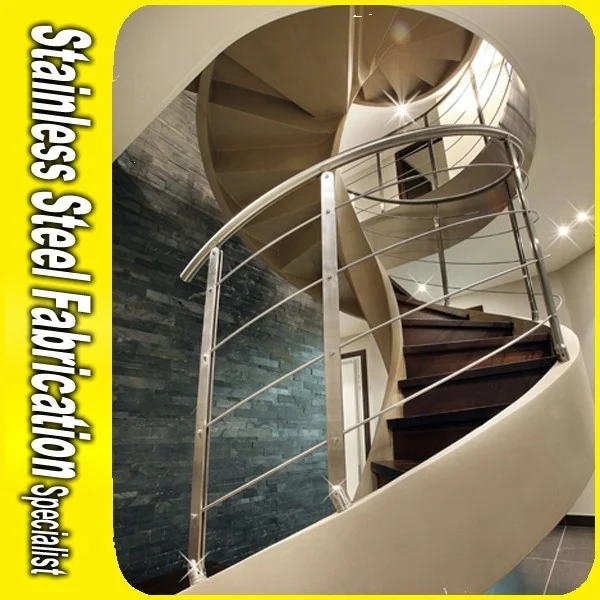 Personalizzazione Scale a spirale prefabbricate in acciaio inossidabile durevole ecologico di alta qualità Scala estensibile dal design moderno