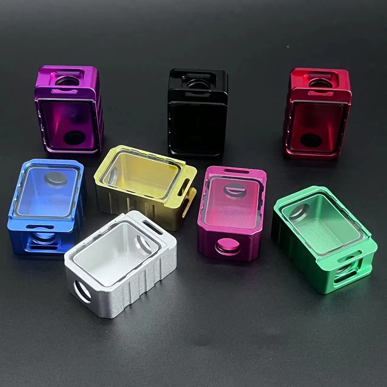 Automobile BORO's Compatible High Quality Aluminum/Acrylic Replacement Box with Glass Cover Seal O-Rings Interior Tank Parts