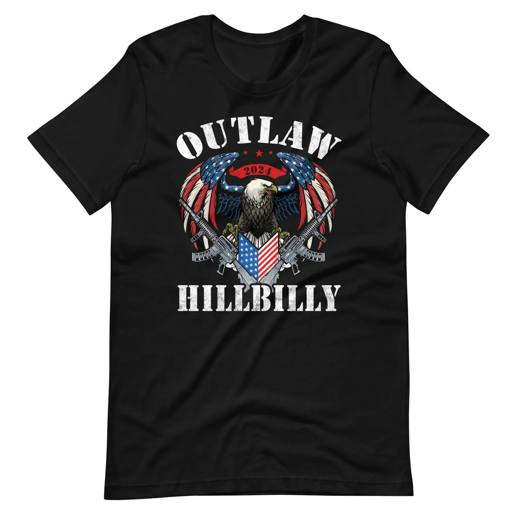 Outlaw Hillbilly 2024 T Shirt Funny Republican Election Djt And Vance Conservative Make America Great Again