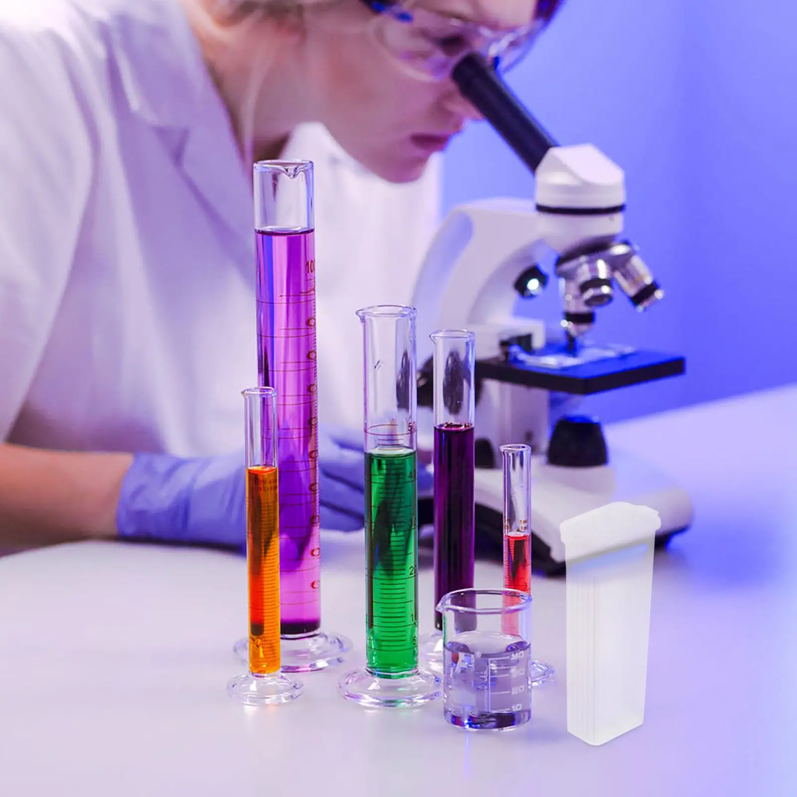 

Набор из 10 прозрачных пластиковых контейнеров для хранения патологических предметных стекол, емкости для окрашивания, держатели для микроскопических предметных стекол, лабораторный органайзер для медицинского обучения