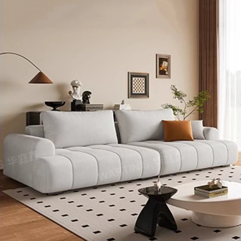 Cream Unique Living Room Sofas Handrail Factory Minimalist Unusual Organizer Couchs Banquet Comfort Sofa Para Sala Furnitures