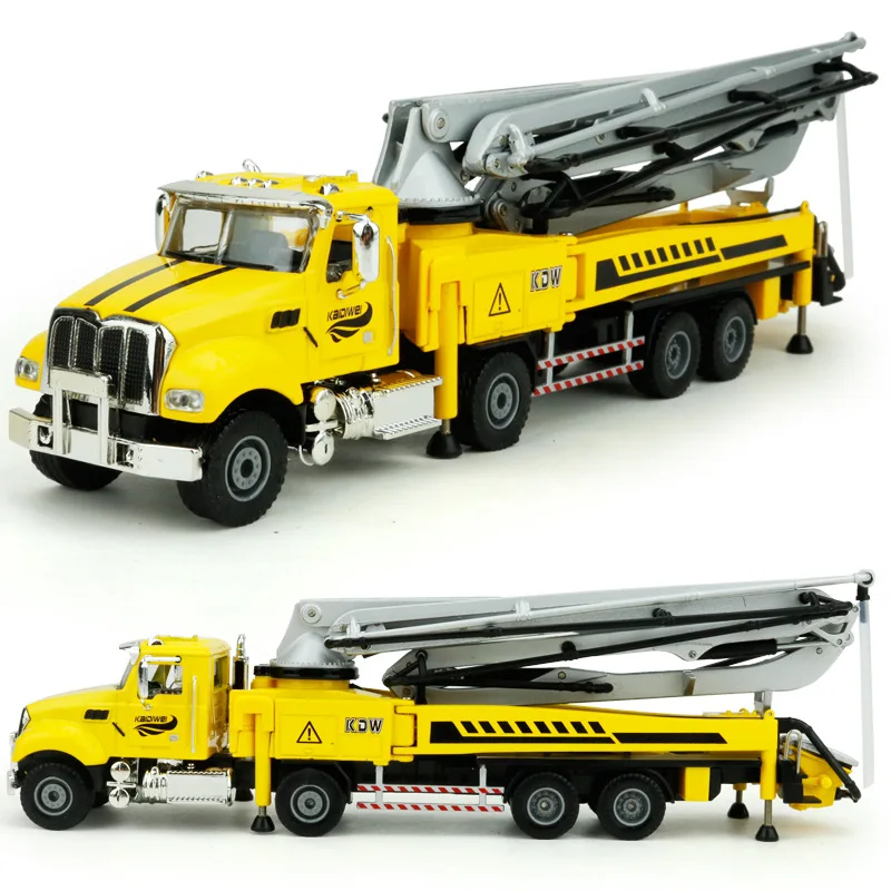 1:55 Alloy Engineering Truck Concrete Pump Truck Collection Display Model Toy