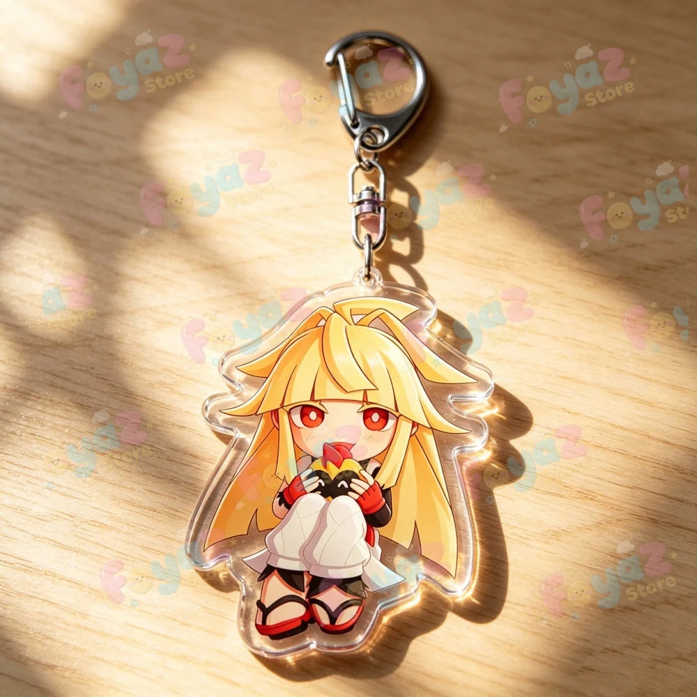 Anime Chibi Keychain Accessories Bag Game Keyrings Jewelry Manga Fans Gifts