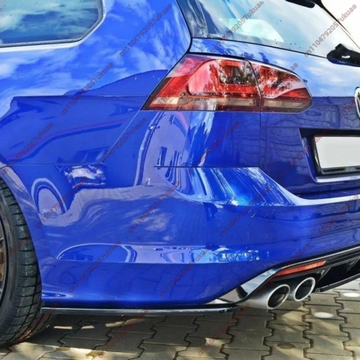 Divisores Laterais Traseiros Estilo Maxton para Volkswagen Golf MK7 Variant 2013-2020, Spoiler de Para-choque, Difusor e Kits de Carroceria