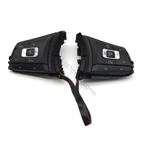 Universal Fit Shock Resistant Illuminated Steering Wheel Buttons Enhancing Safety During Nighttime Driving 5G0959442N 594E