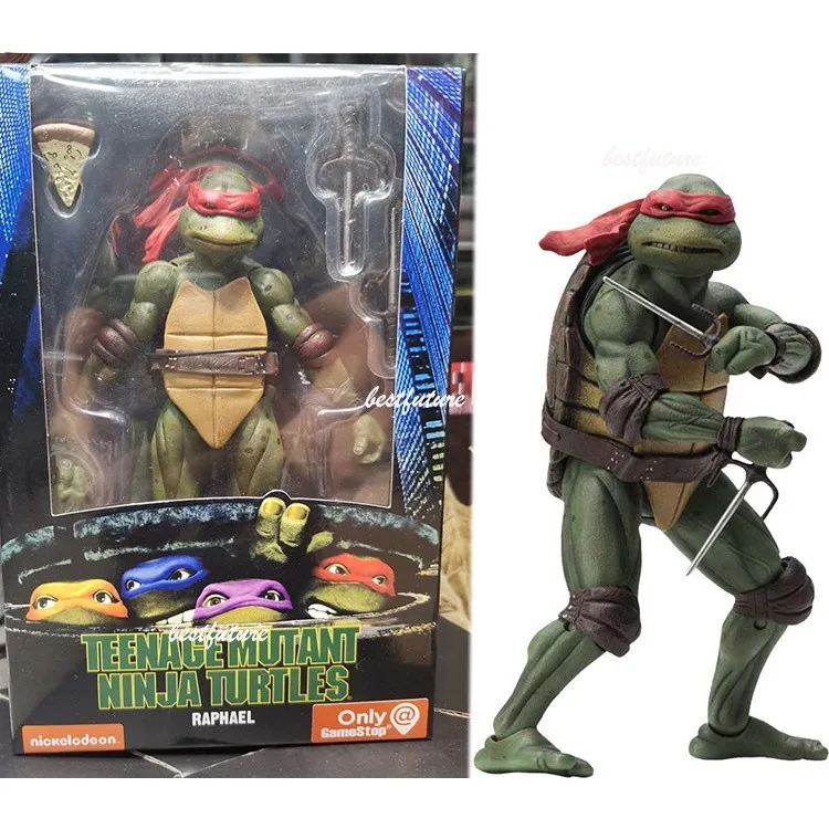 NECA TMNT Teenage Mutant Ninja Turtles 7 Inch Action Figures Set Collectible Toys Raphael Donatello Michelangelo Leonardo - view 5