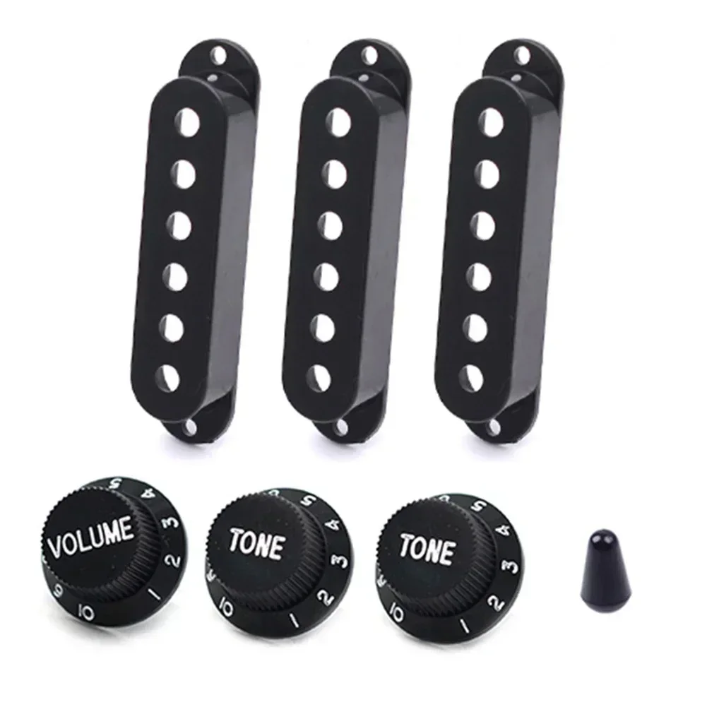 Upgrade Your Guitar with ST Electric Guitar Pickup Covers 48/50/52MM 1 Volume 2 Tone Knob SSS Enhanced Performance