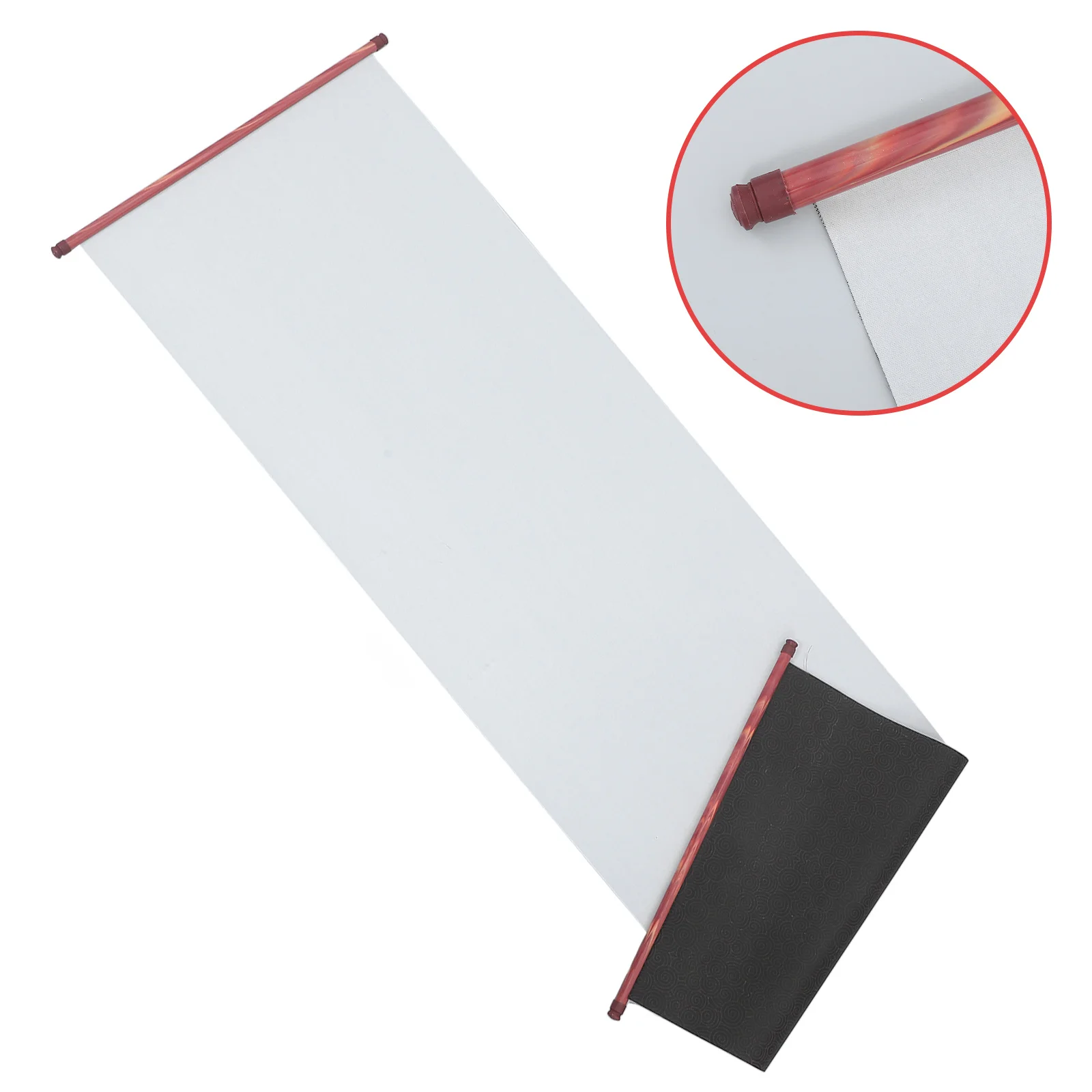 Chinese Calligraphy Water Writing Cloth Reusable Blank Scroll Vintage Style Portable for Calligraphy Practice Painting Drawing