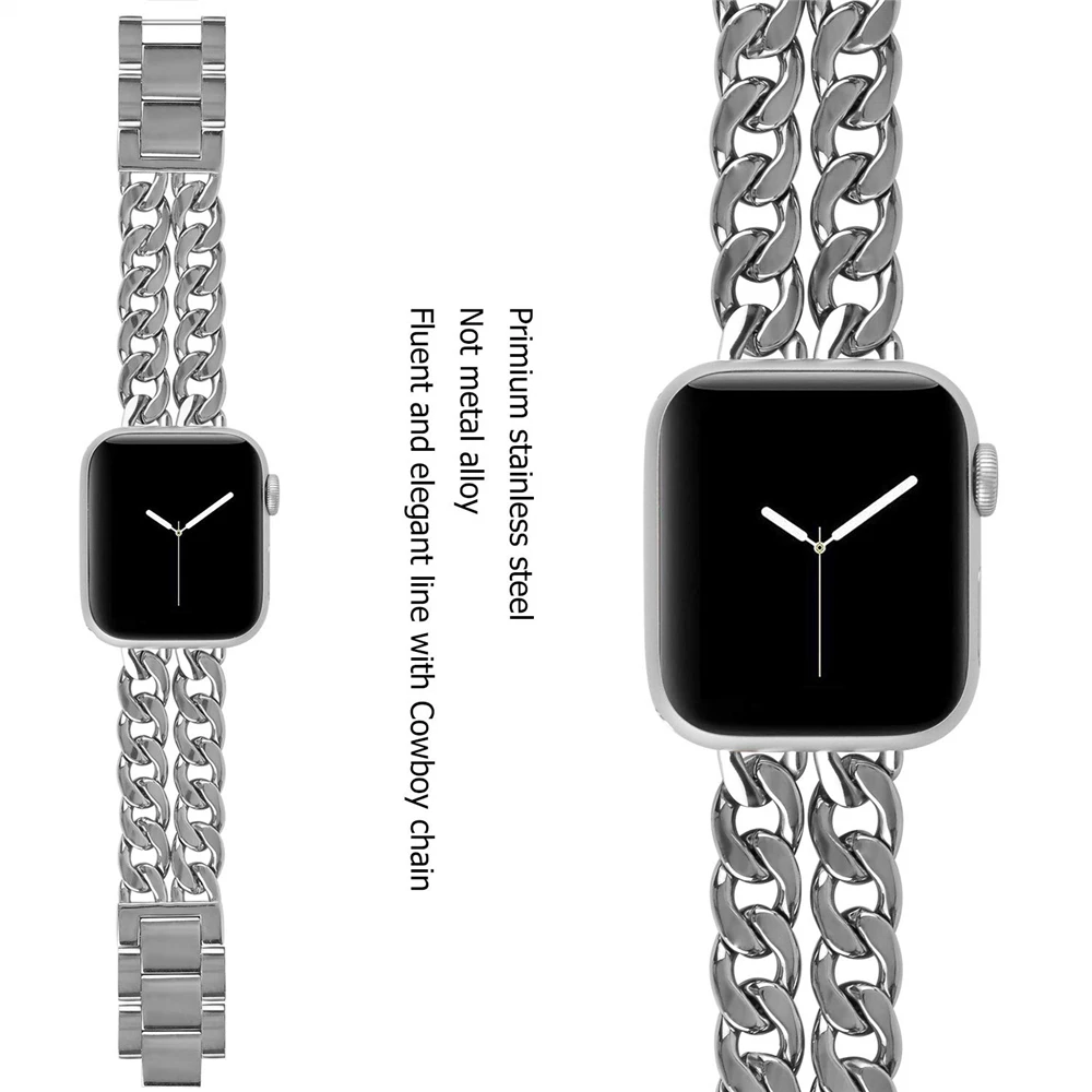 Correas لساعة أبل 44 ملم 40 ملم / iwatch باند 38 ملم 42 ملم حزام ساعة اليد سوار سلسلة 5 4 3 2 1 إصدار رياضي أربطة المعصم