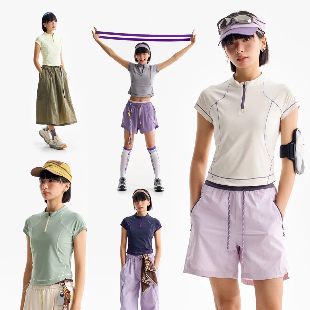 Outdoor Quick Dry Slim Fit Sport Short T Shirt Women Yoga Fitness Skin Short Sleeve T-shirts Girl Y2k Streetwear Tshirt Tops