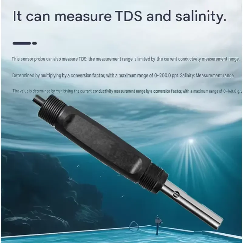 for RS485 IP68 Industrial Online Conductivity Meter Ultrapure Water Conductivity Electrode TDS Probe for Water Quality 3