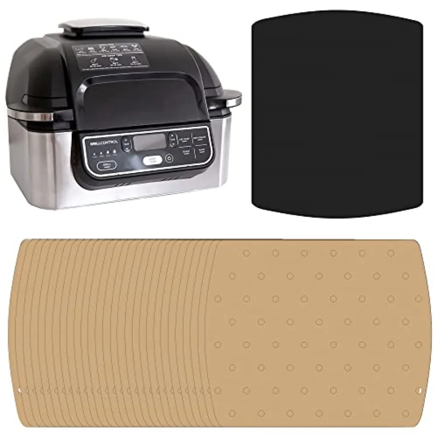 Air Fryer Unbleached Parchment Paper For Ninja Foodi Grill 5-in-1 AG301, 4qt Ninja Foodi Accessories, AirFryer Accessories, 100