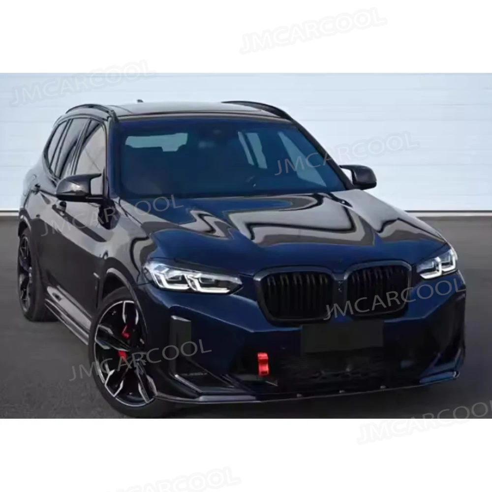 

For BMW F97 F98 X3M X4M 2022+ Dry Carbon Fiber Front Bumper Air Intake Vent Cover Trims Cover Decoration Body Kits
