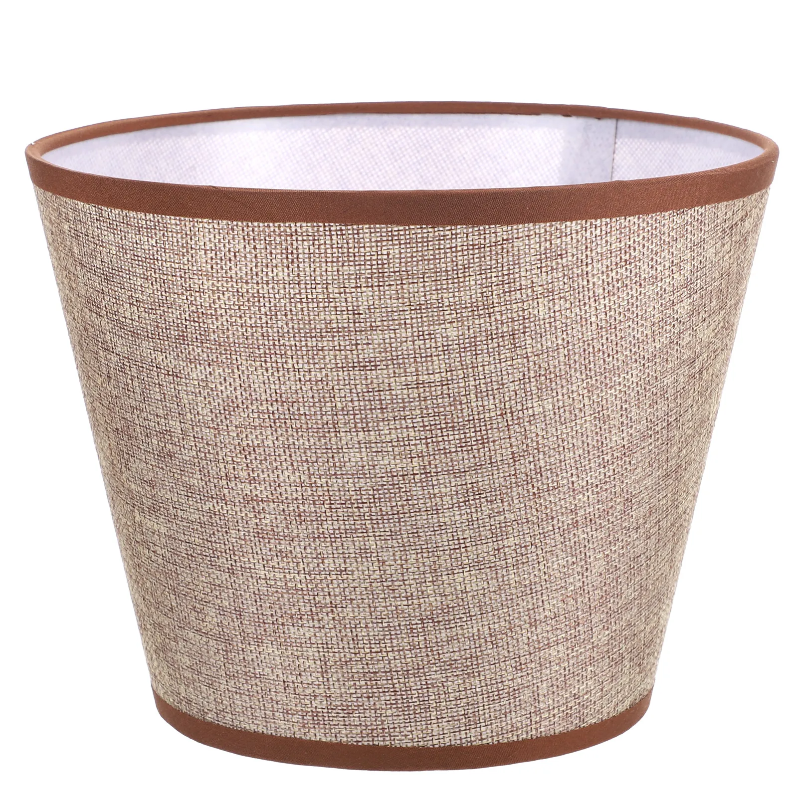 

1 шт. льняной тканевый абажур в современном простом стиле, рассеивающий свет, для спальни, гостиной, декоративный, сменный абажур для настольной лампы