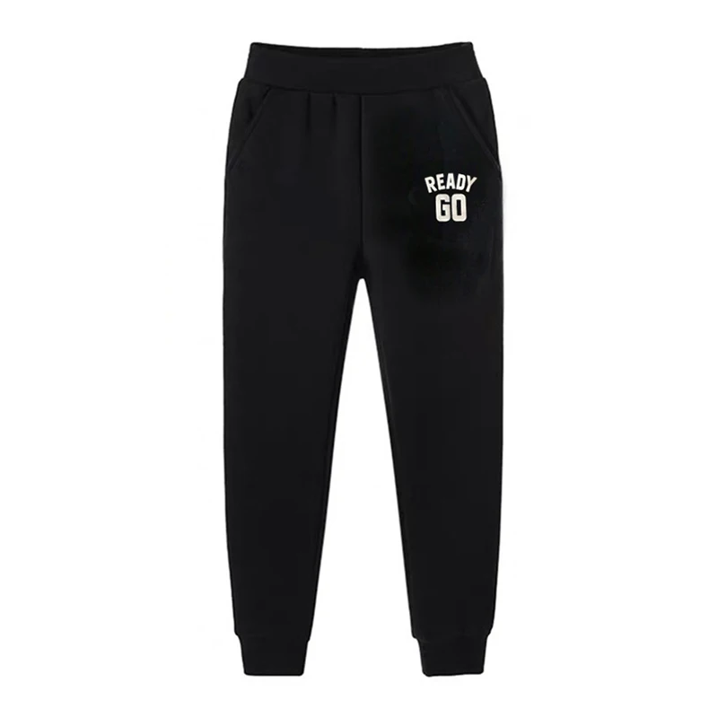 Ljmofa Kinderen Veelzijdige Casual Broek Jongens Elastische Taille Losse Taille Veelzijdige Broek Voor Tieners Studenten Katoenen Broek D316