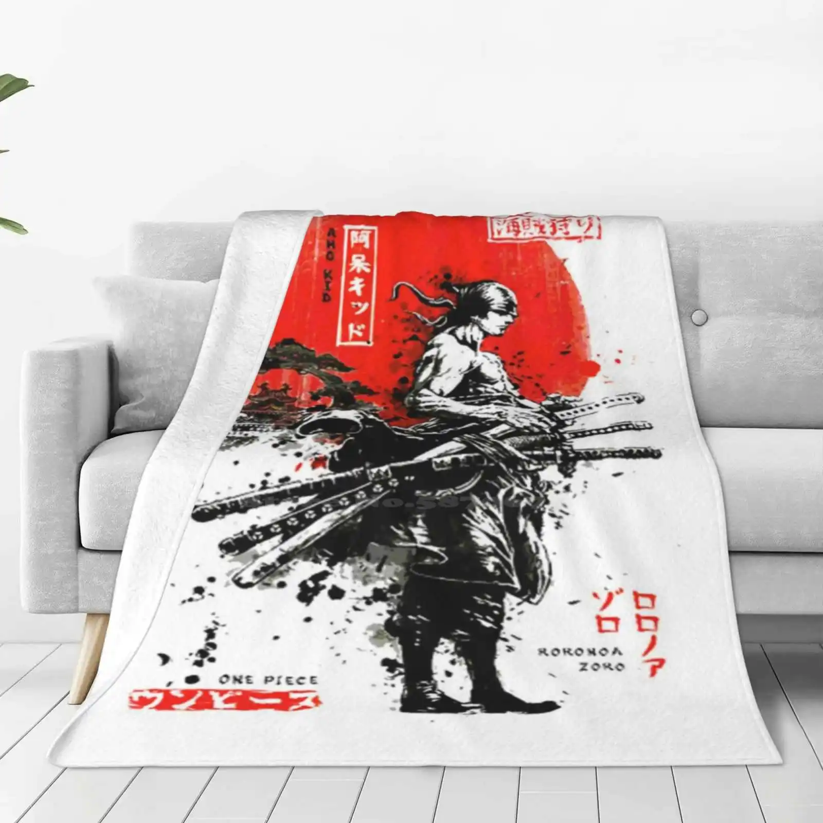 Best To Buy Roronoa Zoro Limited Edition | Perfect Gift New Arrival Fashion Leisure Warm Flannel Blanket Monkey D Luffy Straw