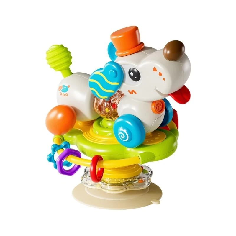 유아 만화 개 회 전자 장난감 조기 교육 감각 발달 활동 장난감 15UB