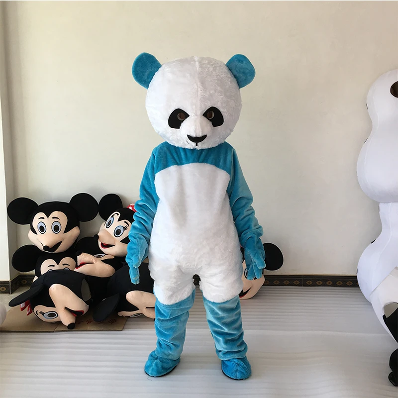 

Wholesale New Version Chinese Giant Panda Mascot Costume Christmas Cosplay Cartoon Mascot Costume Fancy Dress Adult Size
