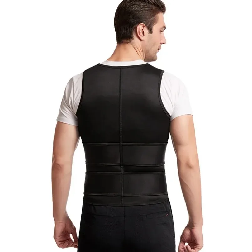 Body Shaper Mens Waist Corset Slimming Belt Belly Underwear Fat Burner Chest Abdominal Binder Sweating Man Reductive Girdle