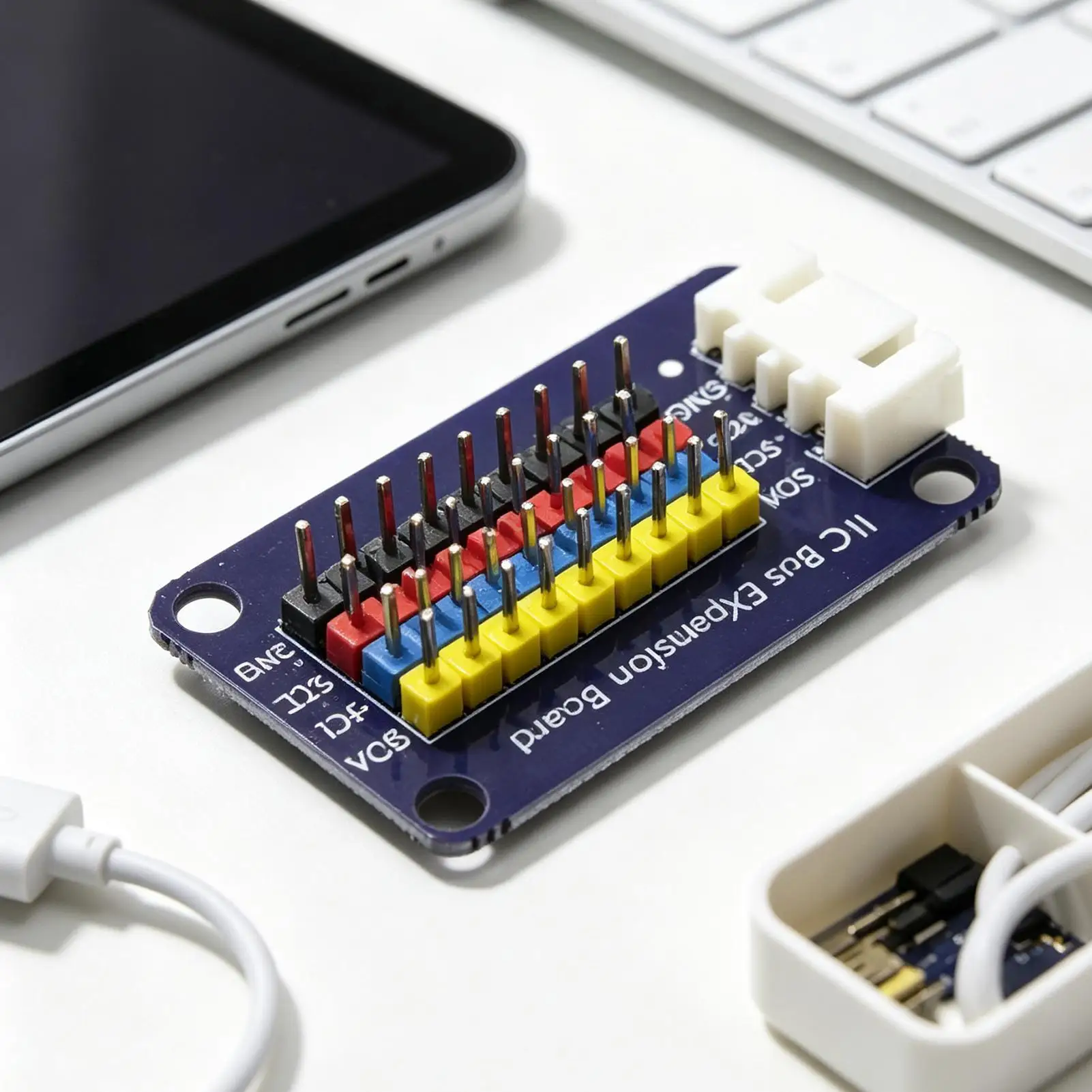 I2C Hub Module Splitter 8-Way Colorful Small Electronic Splitter I2C Expansion Board For Arduino RaspberryPi ESP32 DIY Sensor