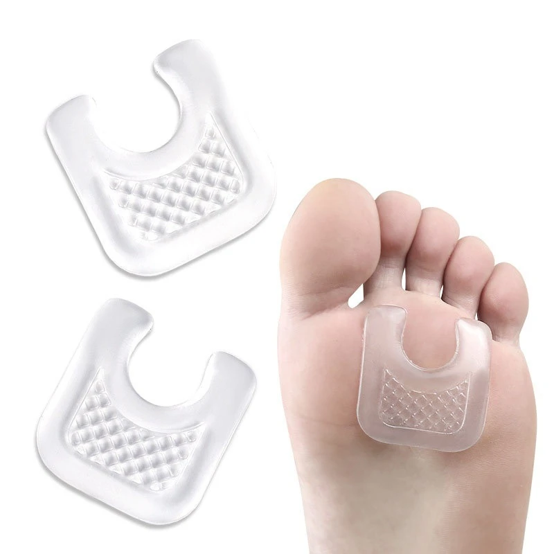 

4pieces=2pairs Silicone Feet Care Tool Gel Shoes Stickers Pads Blisters Corns Calluses Pain Relief Spots Bunions Heel Shoe Pad